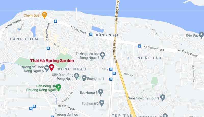 Đường đến Thái Hà Spring Garden 