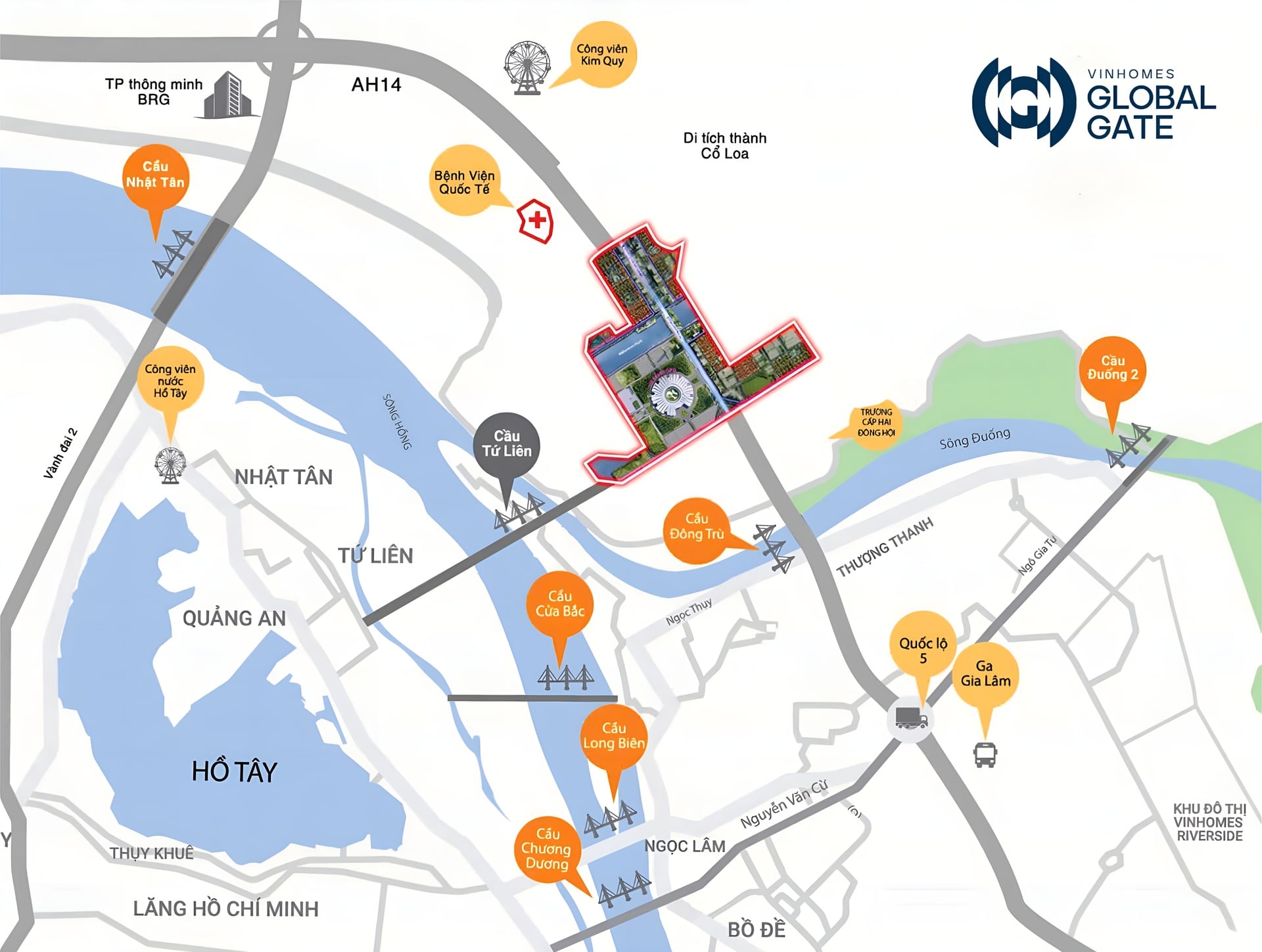 Đường đến dự án Masteri Sky Avenue
