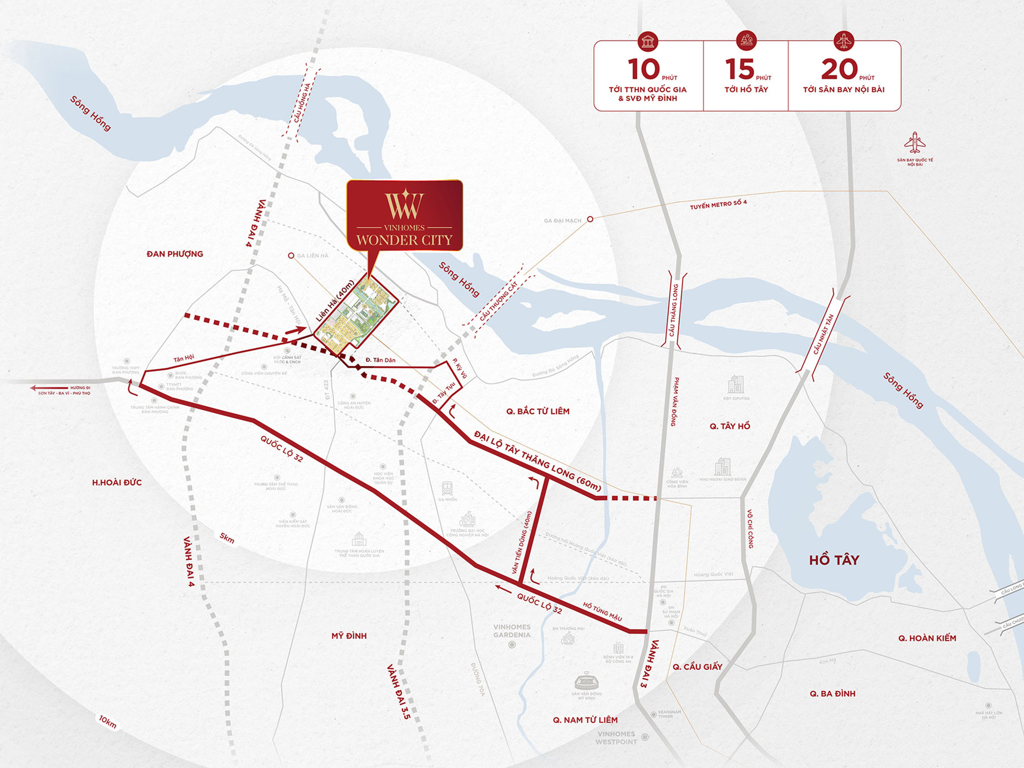 Vì sao Vinhomes Wonder City Đan Phượng được mệnh danh là “Wonder City” của Hà Nội?
