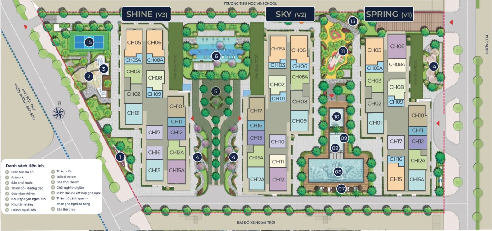 Mặt bằng thiết kế The Victoria Imperia Smart City