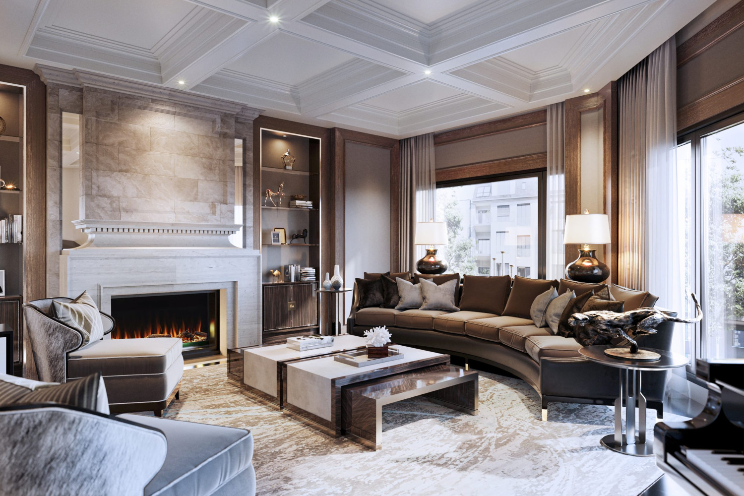 Nhà mẫu Royal Mansion tái hiện chuẩn sống thực tế và giá trị tương lai