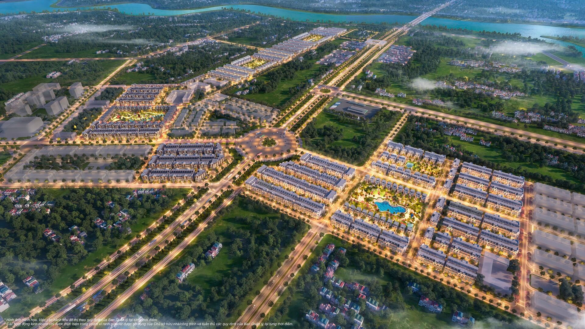 có những phân khu nào tại Vinhomes Golden Avenue Móng Cái