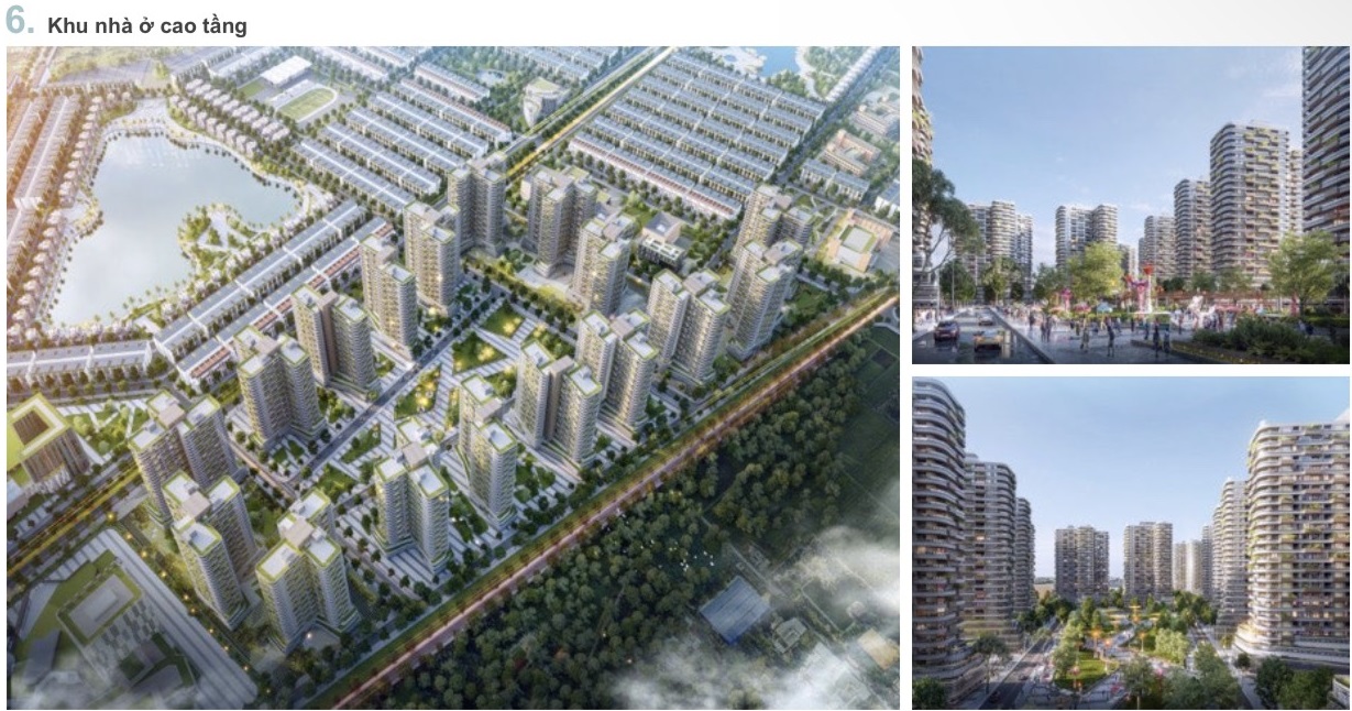Các loại hình sản phẩm Vinhomes Urban Lake Long An