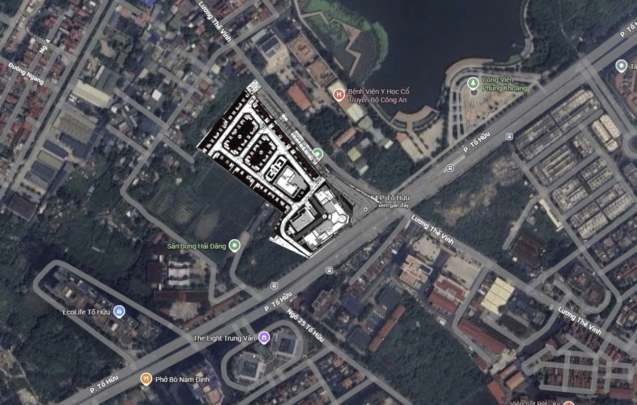 Vị trí Iconia Lakeside Tố Hữu