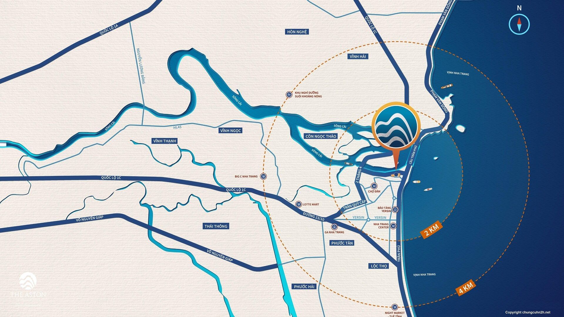 Đường đến Welltone Luxury Residence Nha Trang mở ra hành trình sống thuận tiện giữa trung tâm ven biển