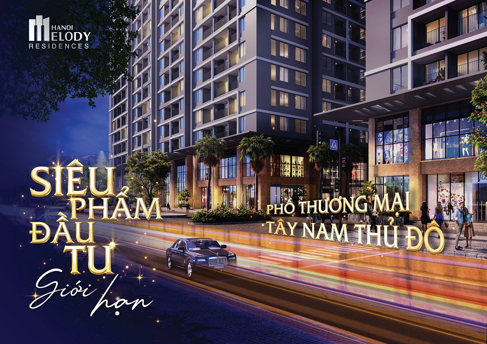 Bán shophouse Hà Nội Melody Residences, Hoàng Mai 