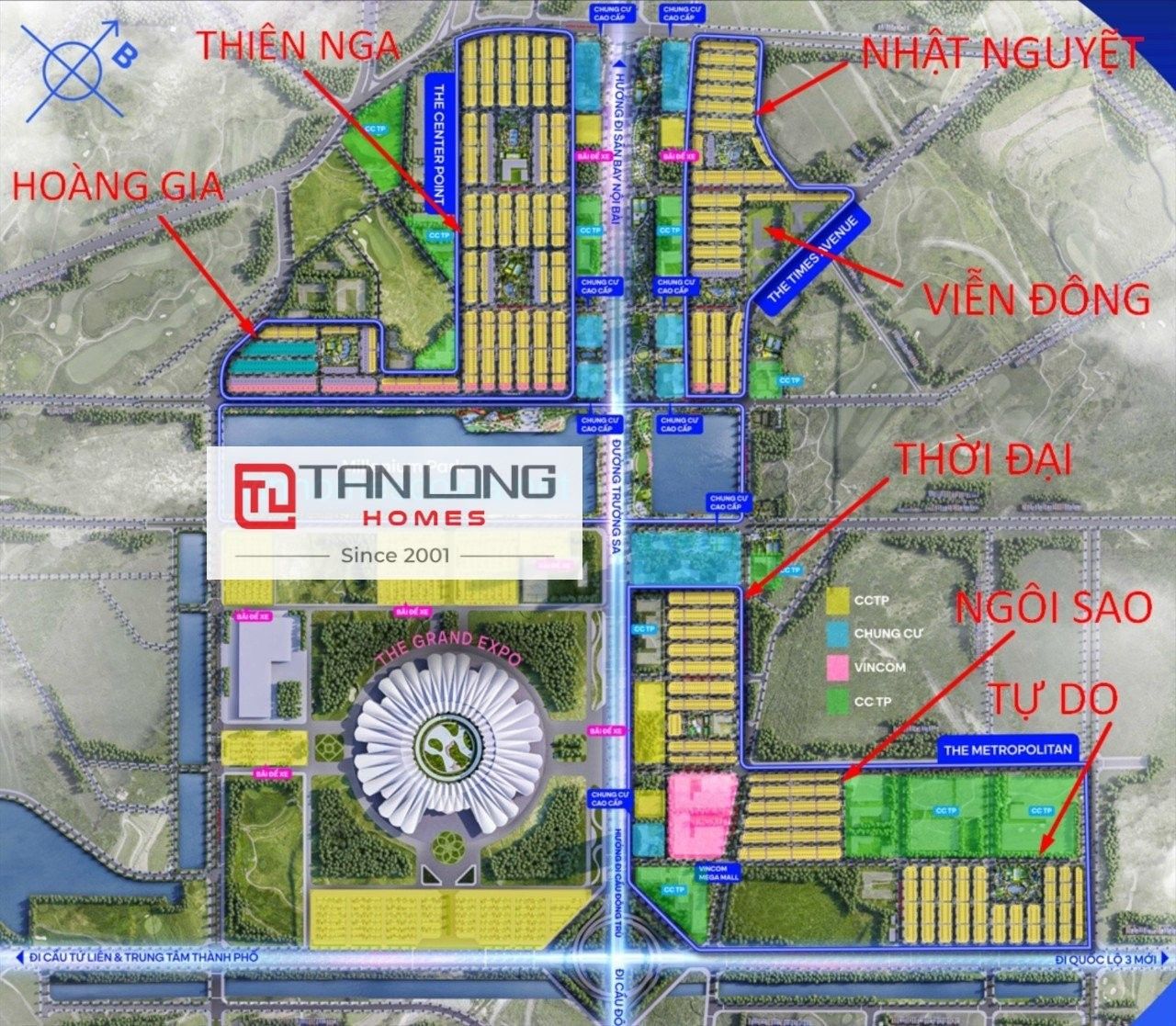 Khám phá các phân khu Vinhomes Cổ Loa Đông Anh