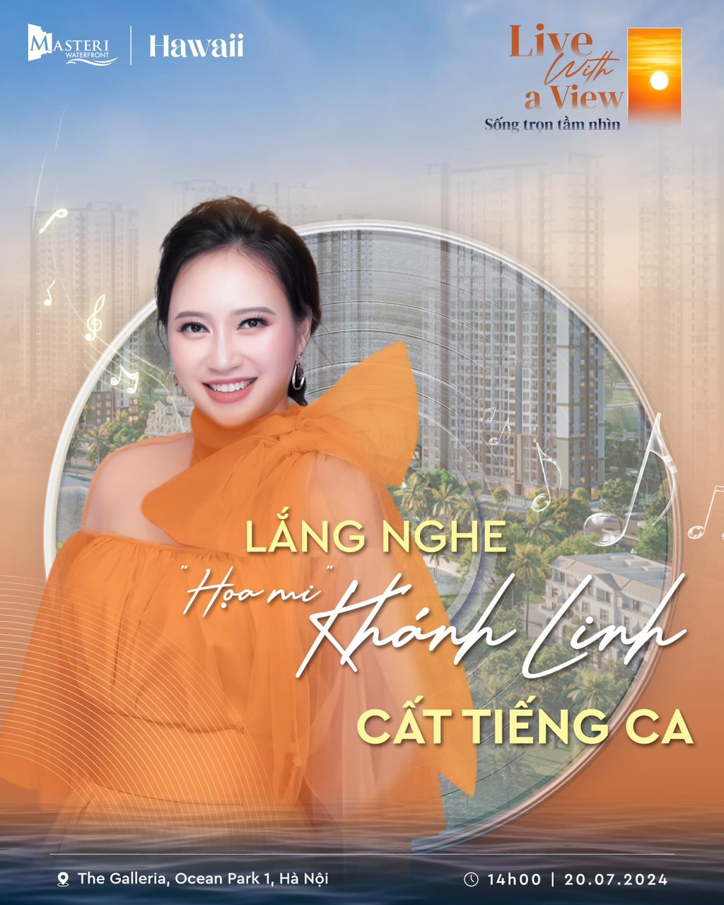 Sự kiện ra mắt tòa H3 - The Collection Masteri Waterfront - Live with a View