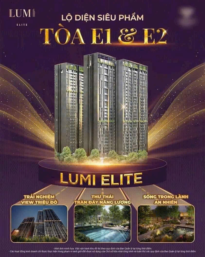Bán căn hộ chung cư Lumi Elite