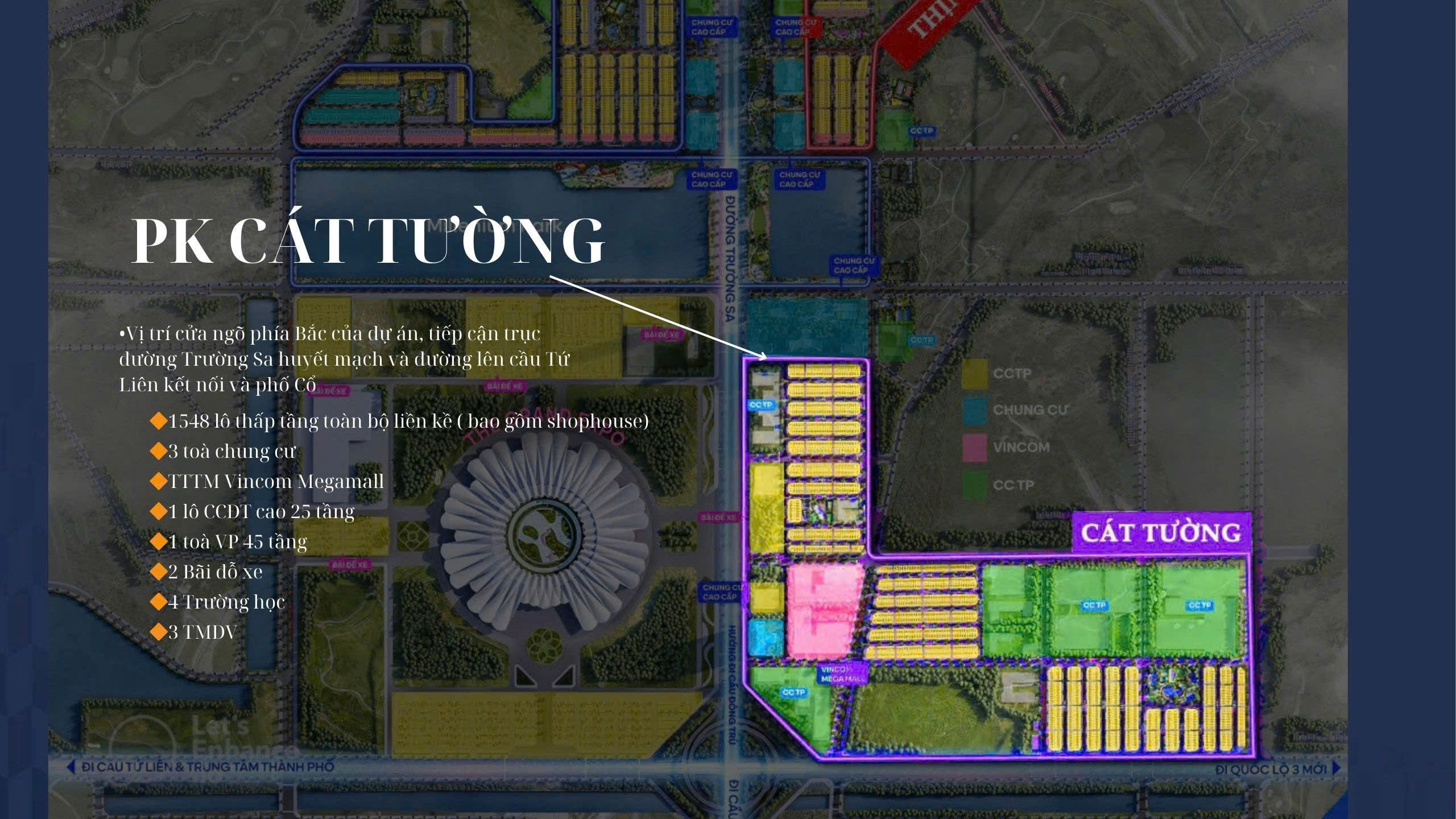 Các loại hình sản phẩm Cát Tường Vinhomes Global Gate Cổ Loa