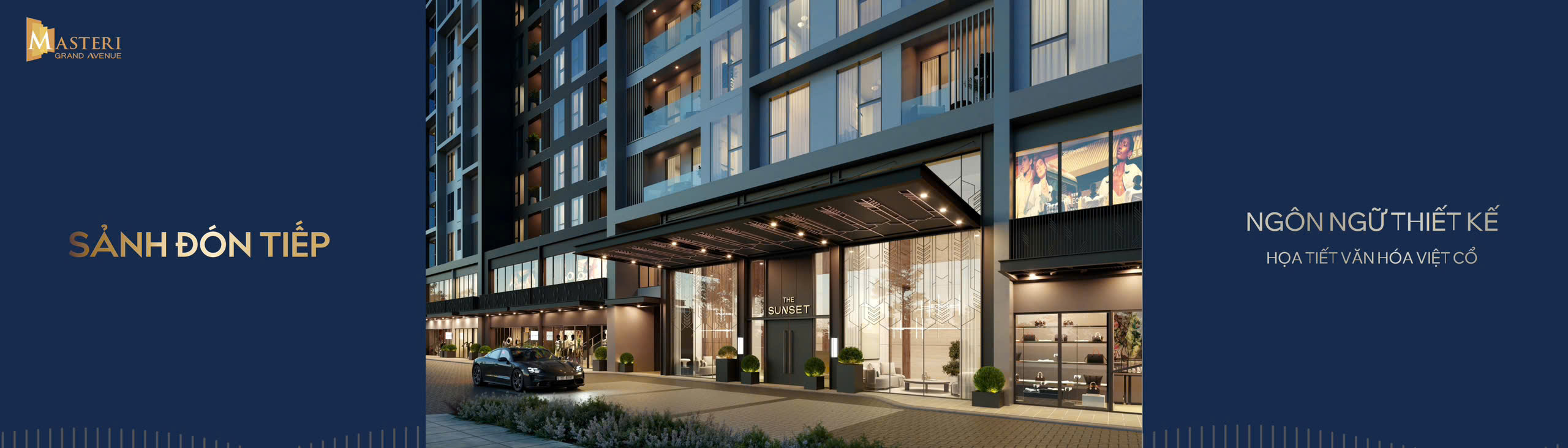 Thiết kế và tiêu chuẩn bàn giao tòa The Sunset Masteri Grand Avenue Cổ Loa