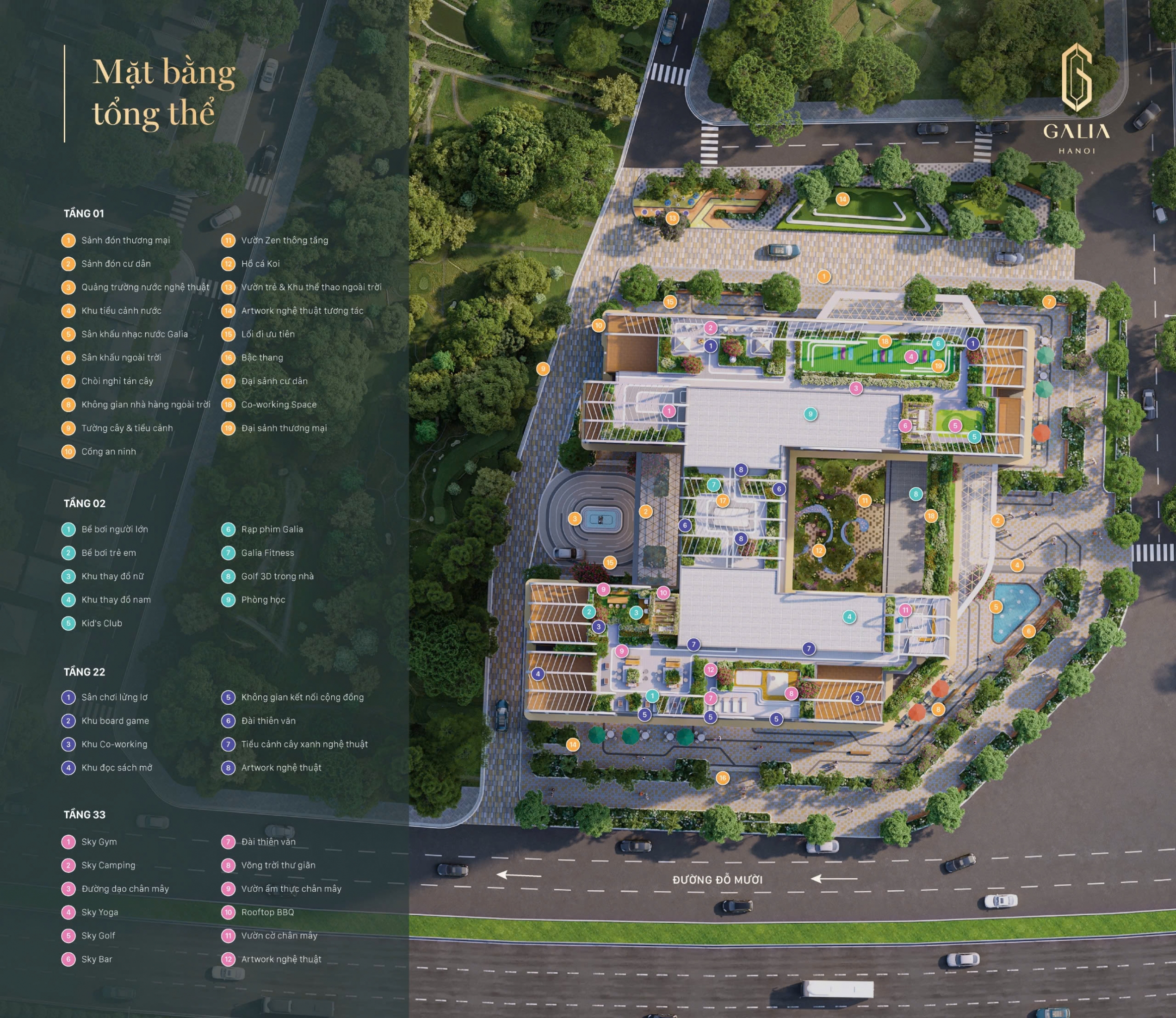 Mặt Bằng Thiết Kế Galia Hanoi Hoàng Mai