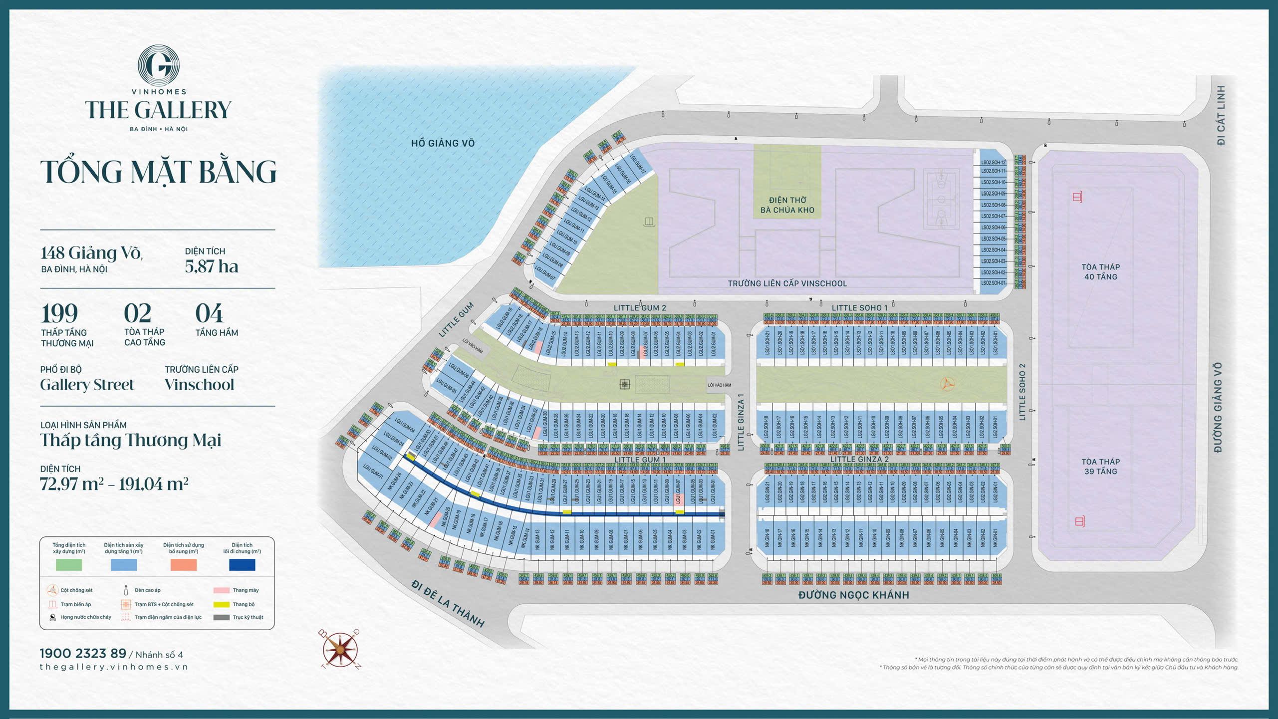 Tổng quan Vinhomes The Gallery Giảng Võ