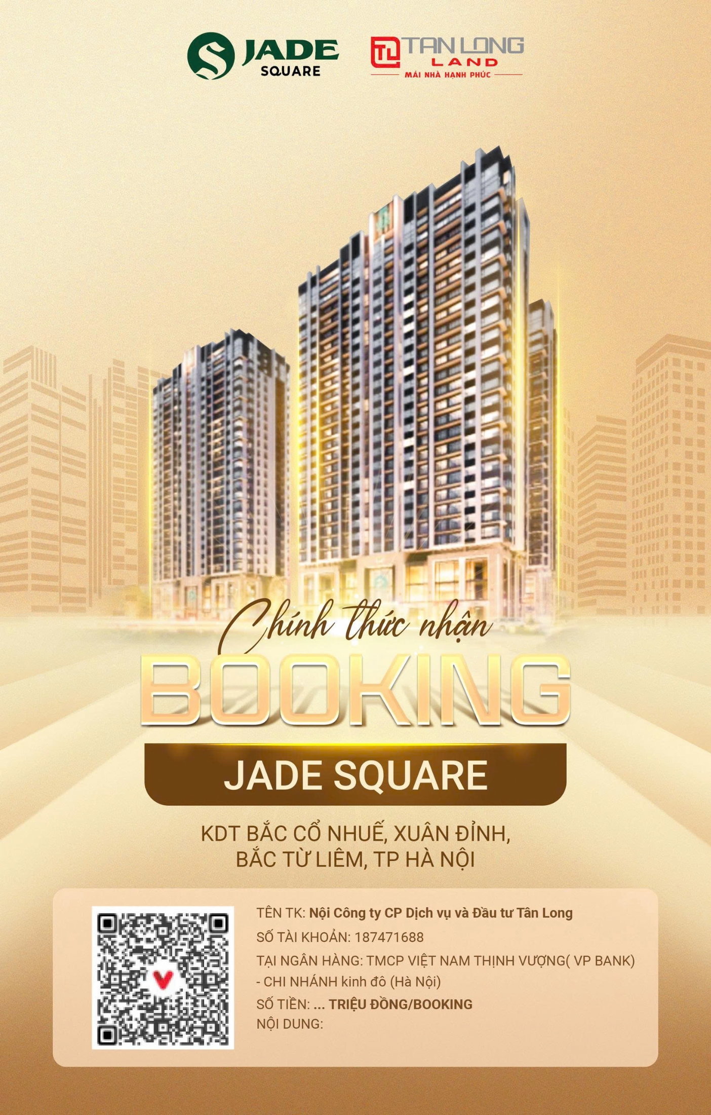 Giá bán chung cư Jade Square
