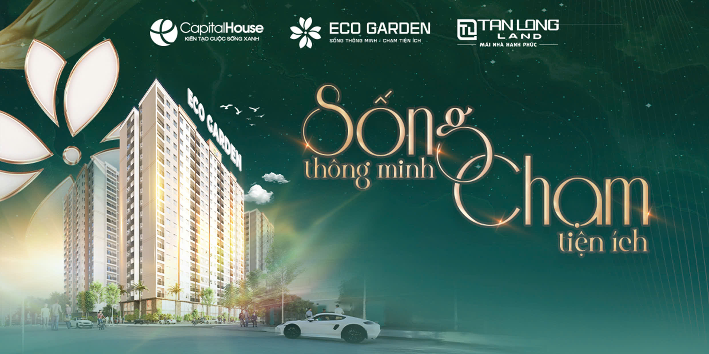 Cho thuê căn hộ 3 phòng ngủ Eco Garden Bắc Giang
