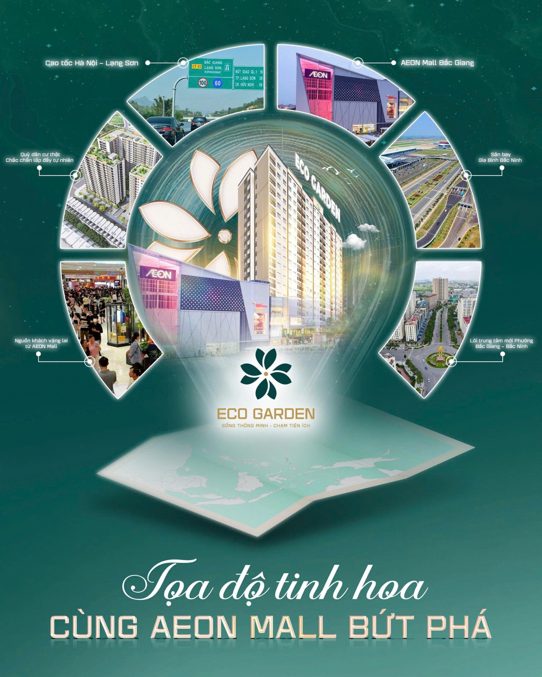 Cho thuê căn hộ Eco Garden Bắc Giang