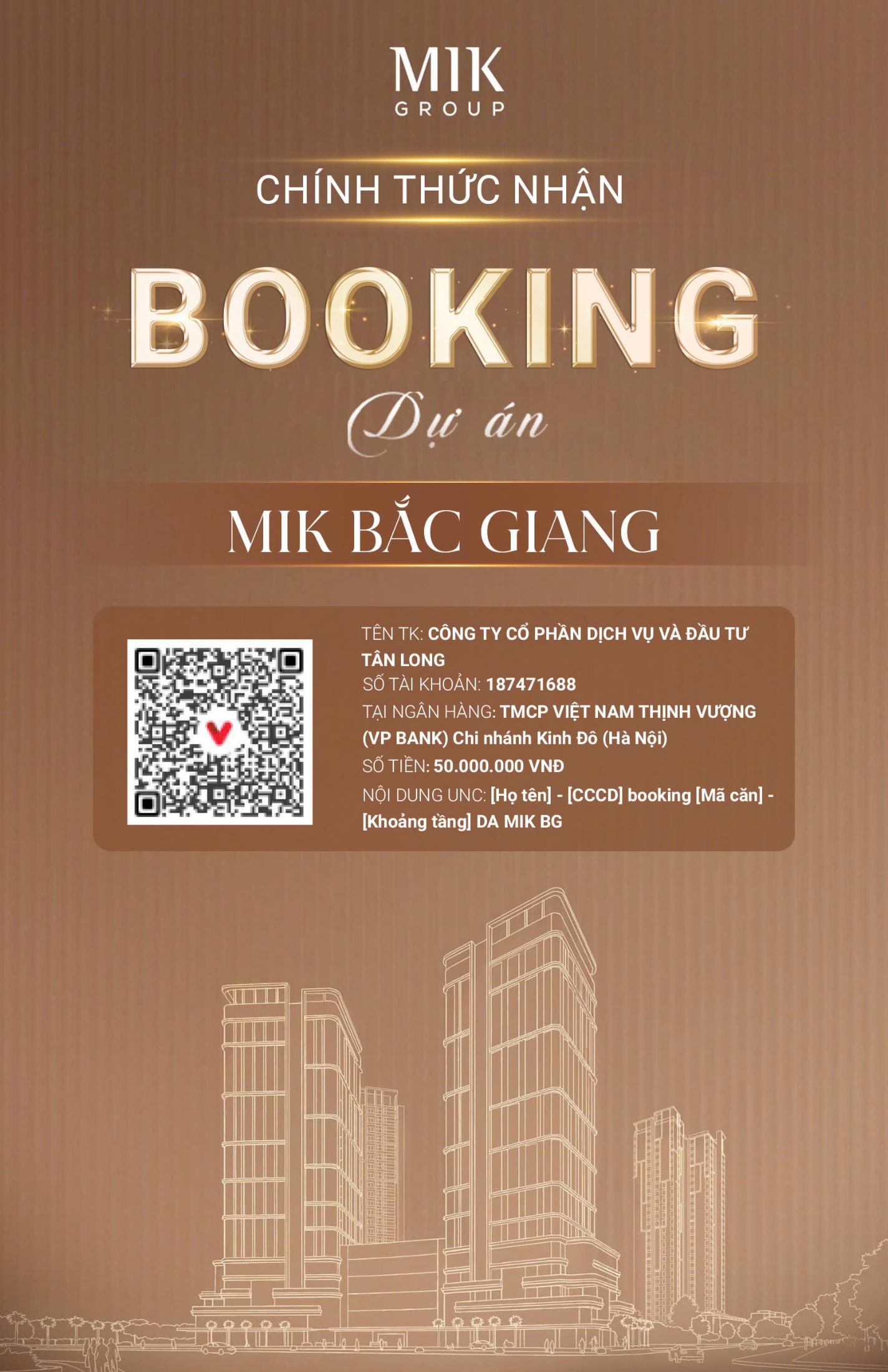 Booking Imperia Sky Bay Bắc Giang